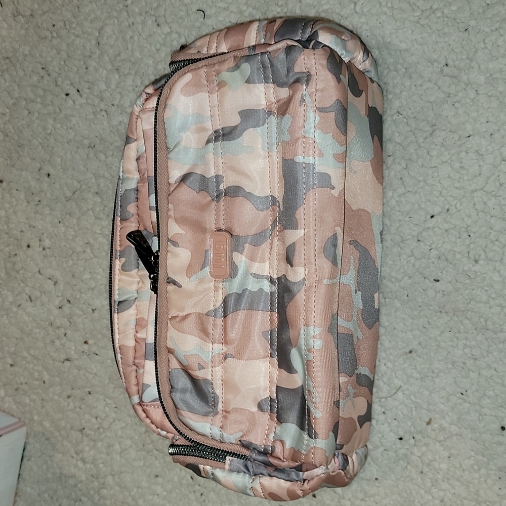 Lug Trolley Crossbody Bag CamoRose
